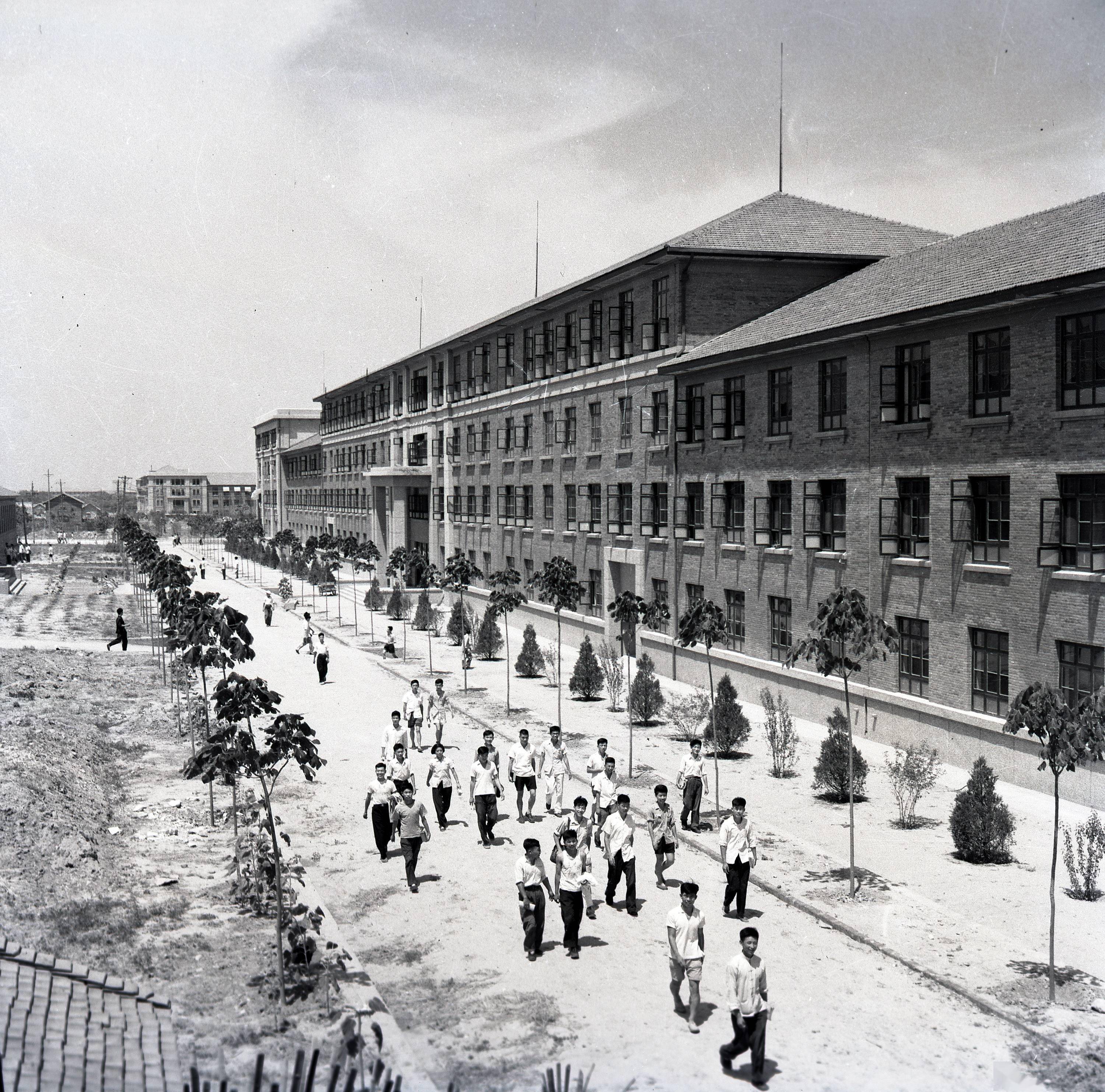 1959年拍攝的西遷后的交通大學校園一景（資料照片）。